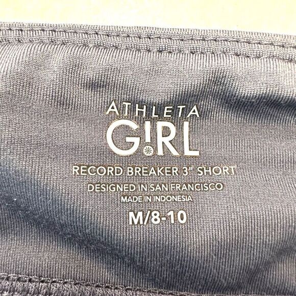Athleta Girl Navy Blue Record Breaker 3" Short Size Medium - Picture 4 of 4